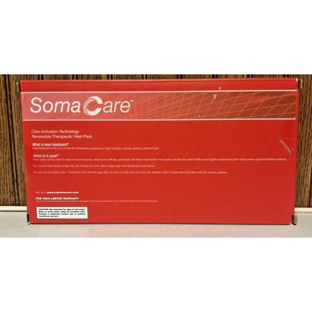 Soma Care Neck & Shoulder Pack,‎ NIB Circulating Heat Therapy/Pain Management